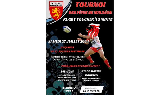 Tournoi des fêtes de Mauléon : rugby toucher