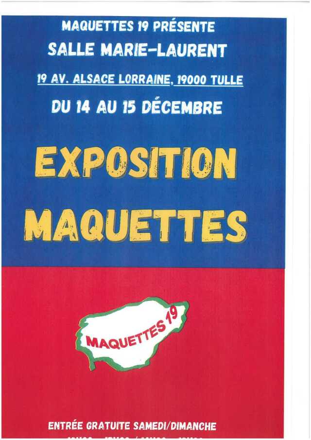 Exposition maquette