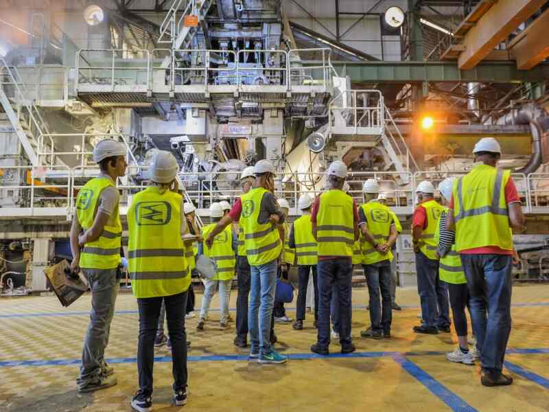 Visite de l'usine Smurfit-Kappa