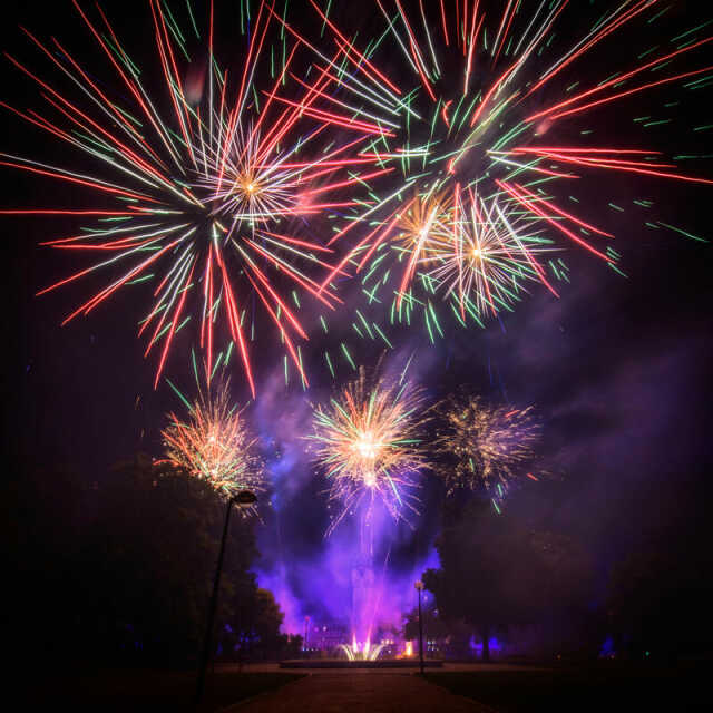 Feu d'artifice au Champ de Juillet - Limoges