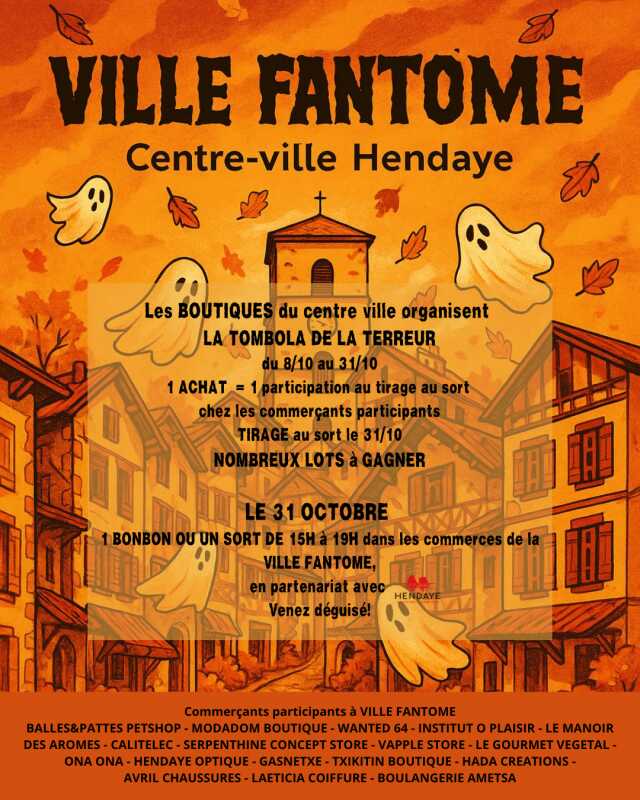 Halloween : Un bonbon ou un sort dans les commerces du centre-ville !