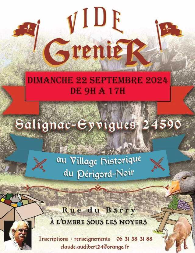 Vide-grenier à Salignac - Village Historique du Périgord Noir