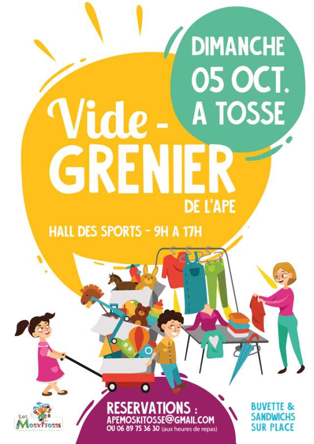 Vide-grenier de l'APE Tossaise