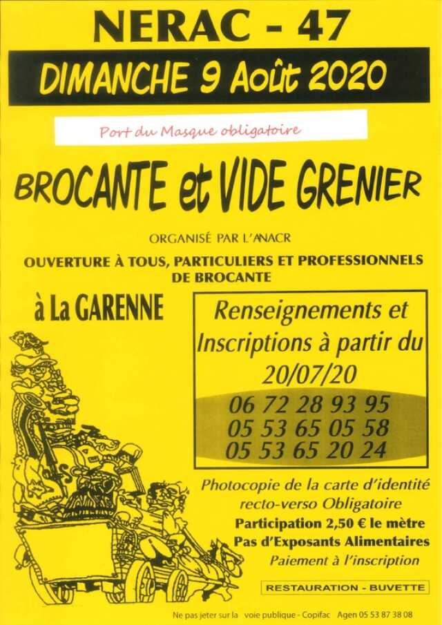 Lot Et Garonne Foire Salon Brocante Vide Grenier Brocante Et Vide Grenier Agenda Nerac 47600