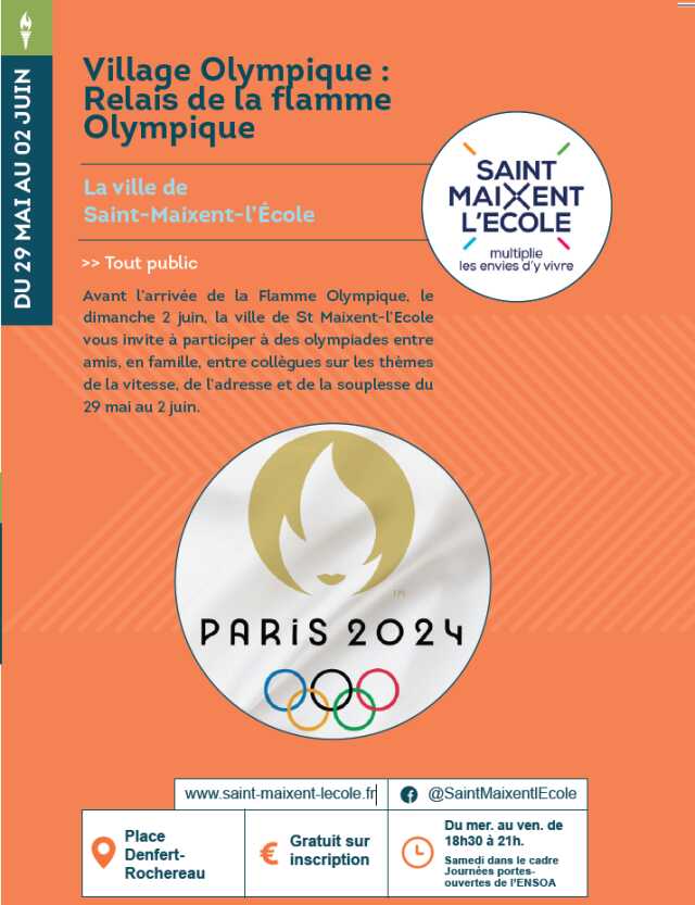 Relais de la Flamme Olympique - Village Olympique