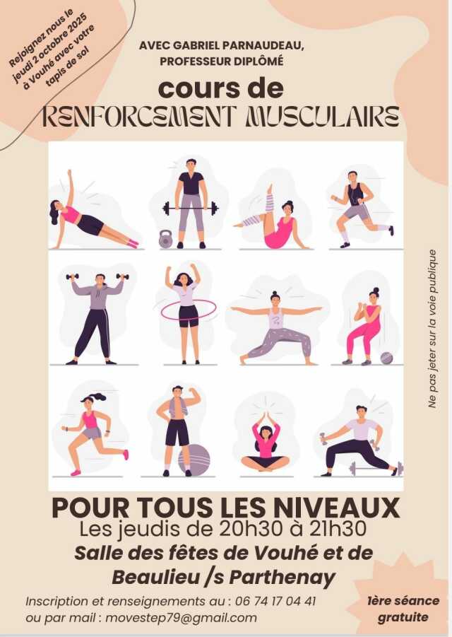 Cours de renforcement musculaire