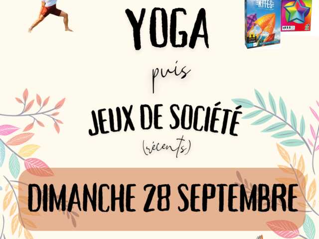 Yoga et jeux de société