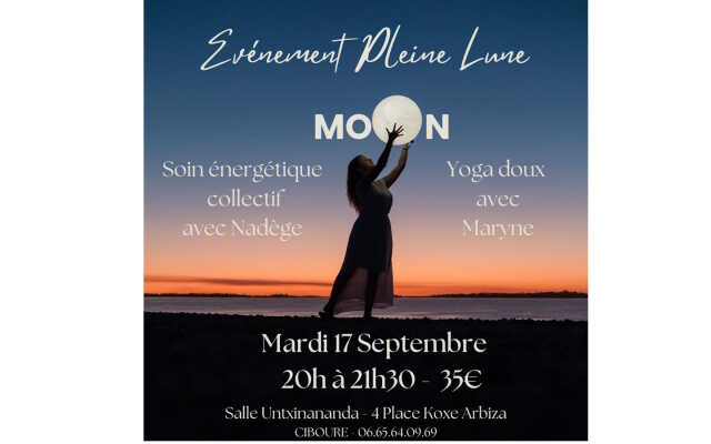 Yoga doux, soin énergétique moon