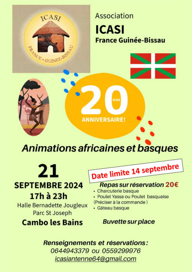 20 ans de l'Association Icasi - Animations africaines et basques