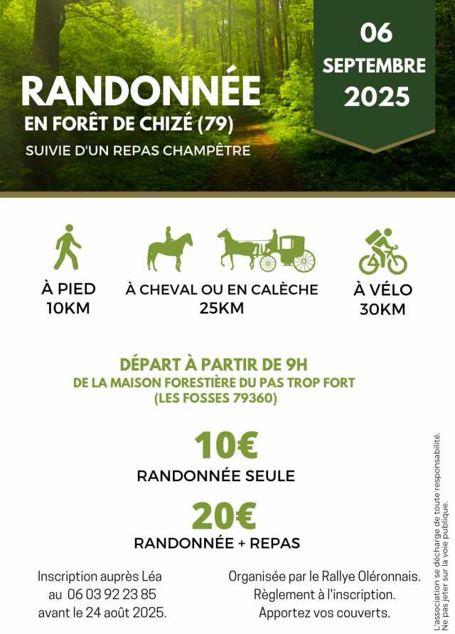 Randonnée en Forêt de Chizé