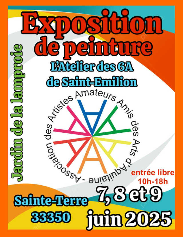 Exposition de peinture de l'Atelier des 6A