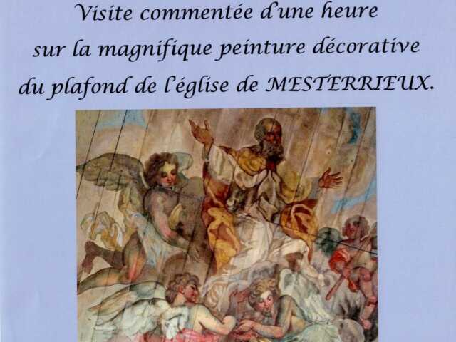 Journées européennes du patrimoine : visite de l'église de Mesterrieux et de sa peinture décorative