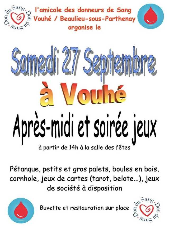 Après-midi et soirée jeux