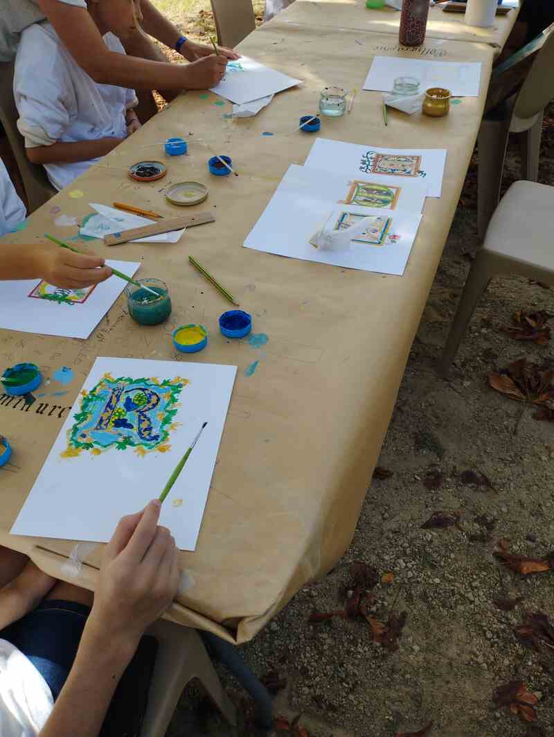 Atelier enluminure