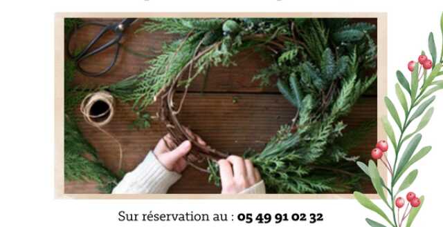 Animation fabrication décoration de Noel à l'Ecomusée