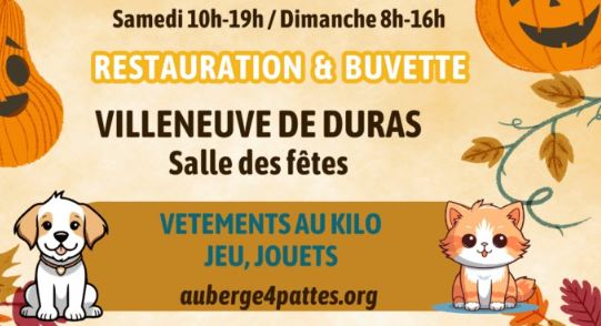 Grande foire par l'Auberge des 4 Pattes