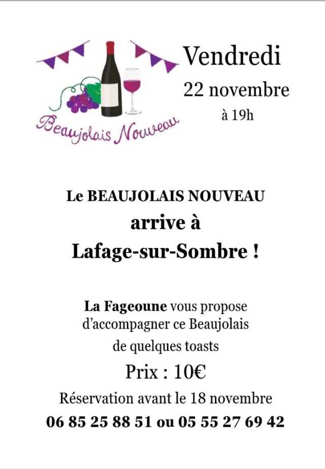 Soirée Beaujolais nouveau