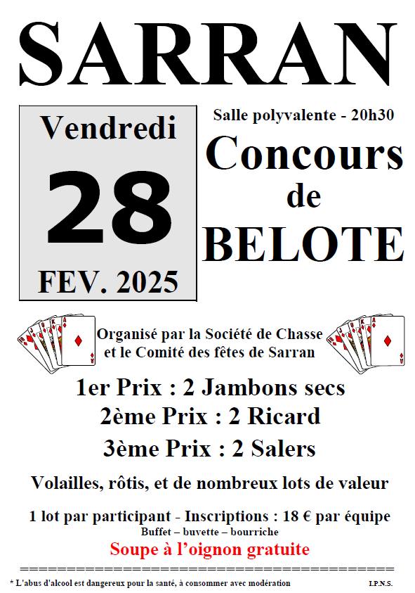 Concours de belote