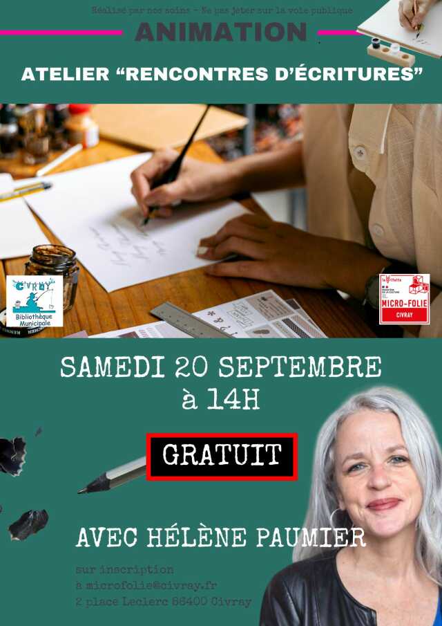 Atelier Rencontres d'écritures