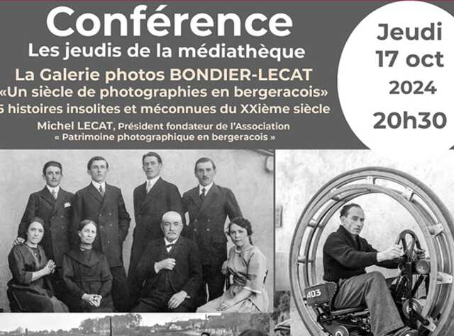 Les jeudis de la médiathèque | Un siècle de photographies en bergeracois