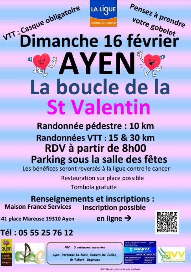 Boucle de la Saint-Valentin à Ayen