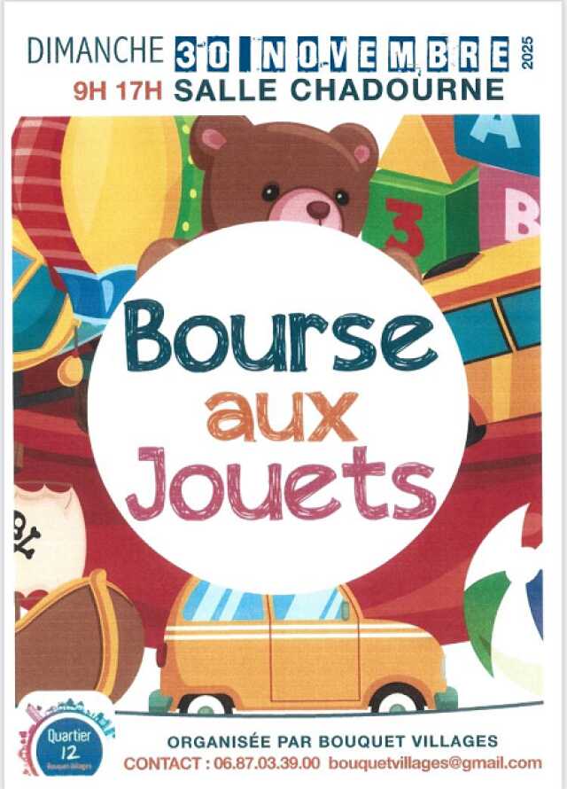 Bourse aux jouets (Parking Salle Chadourne)