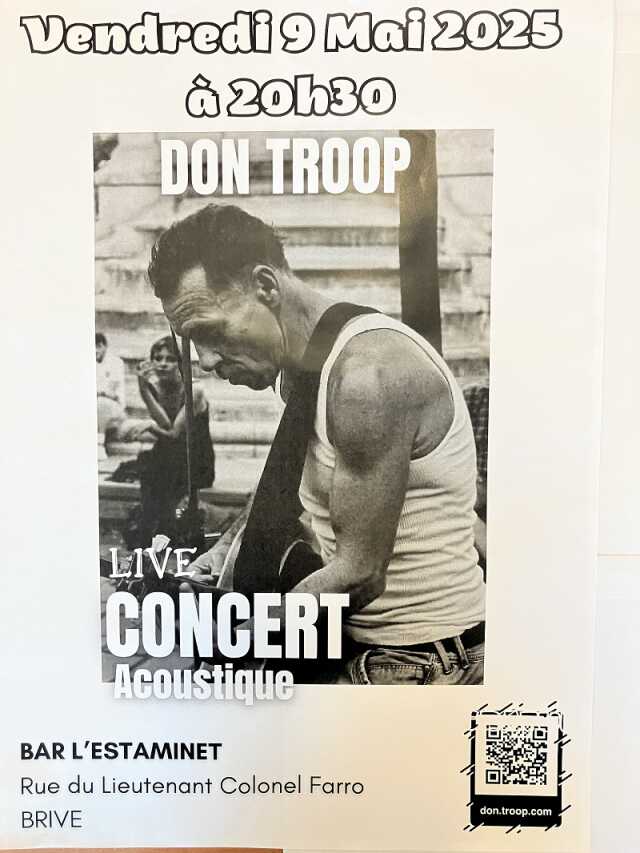 Concert acoustique de Don Troop