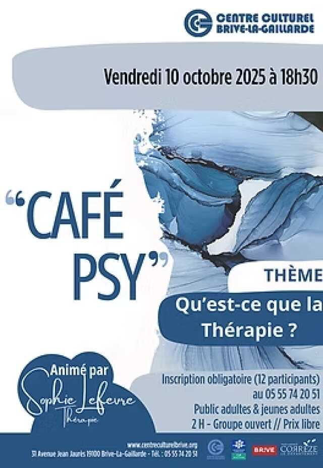 Café psy:  Qu'est-ce que la thérapie ? (Centre culturel)