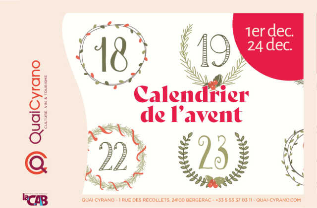 Calendrier de l'avent • Quai Cyrano