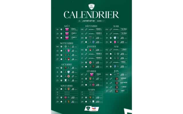 Rugby TOP14 Section Paloise - Saison 2025/2026
