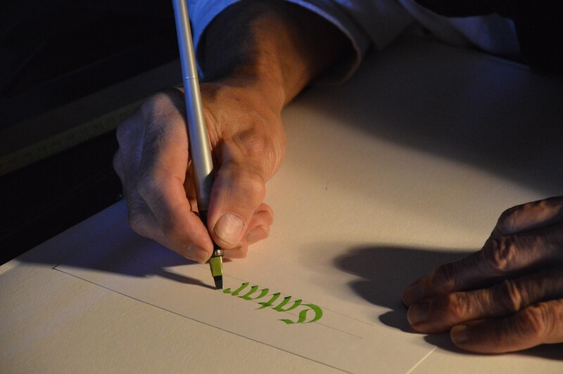 Atelier d'initiation à la calligraphie Un bel alphabet