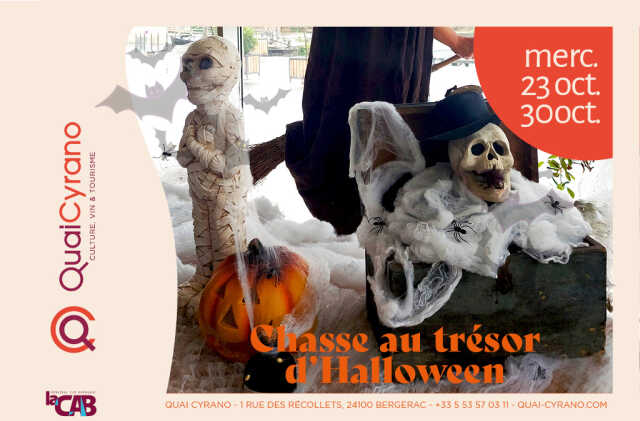 Chasse au trésor d'Halloween (6-10 ans) • Quai Cyrano - COMPLET