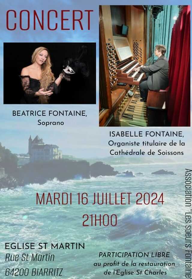 Concert Voix & Orgues - Béatrice & Isabelle Fontaine