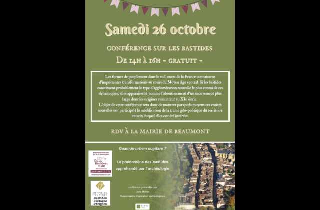 Conférence sur les Bastides - Fête des Bastides et du Vin