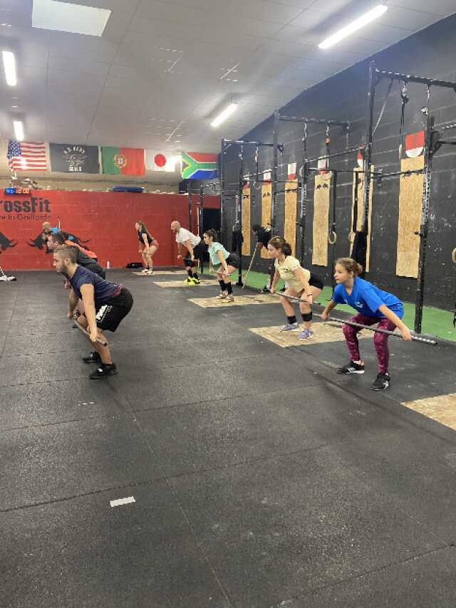 Animation découverte haltérophilie (Crossfit Brive)