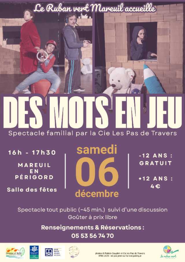 Spectacle familial: Des mots en jeu