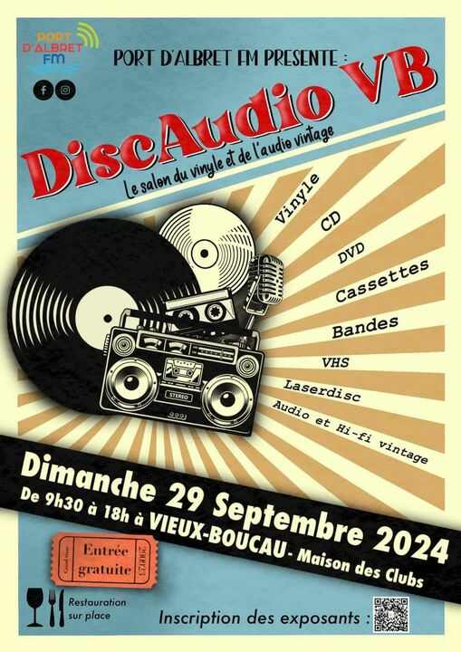 Salon du disque et Audio vintage /Port d'Albret FM