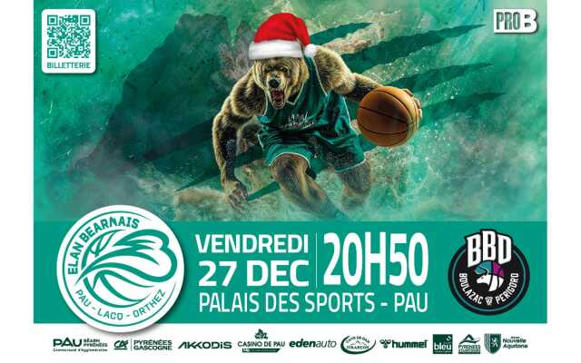 Basket Championnat ProB - Elan Béarnais Pau Lacq Orthez Vs Boulazac