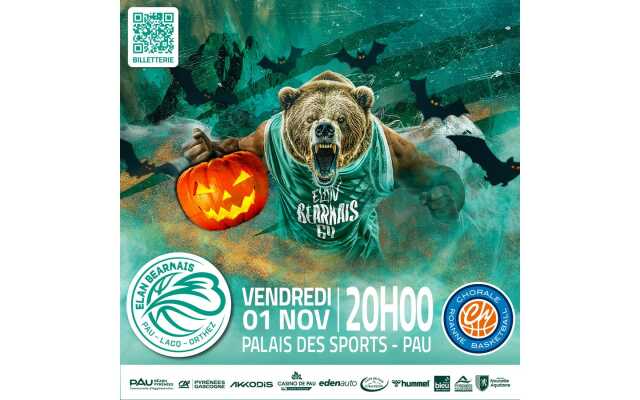 Basket Championnat ProB - Elan Béarnais Pau Lacq Orthez Vs Roanne