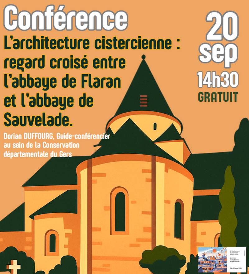 Journées du patrimoine Conférence : L’architecture cistercienne