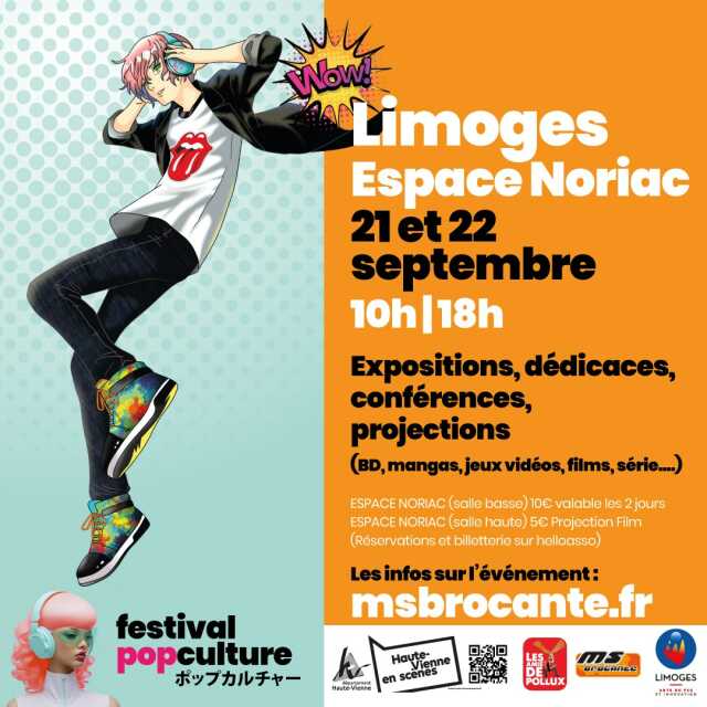 Festival Pop Culture: Rencontres  dédicaces - Limoges