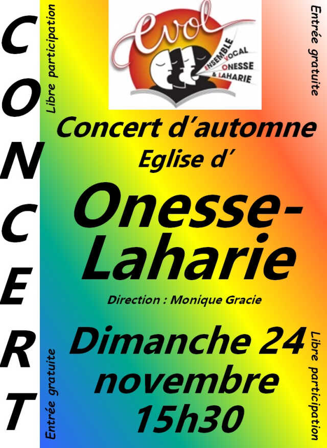 Concert d'automne avec EVOL