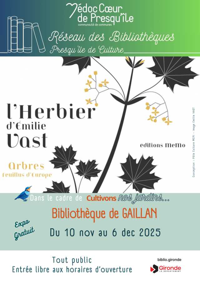 Expo les herbiers d'Emilie VAST les arbres feuillus