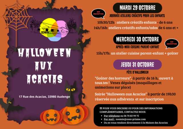 La Maison des Acacias : Halloween aux acacias