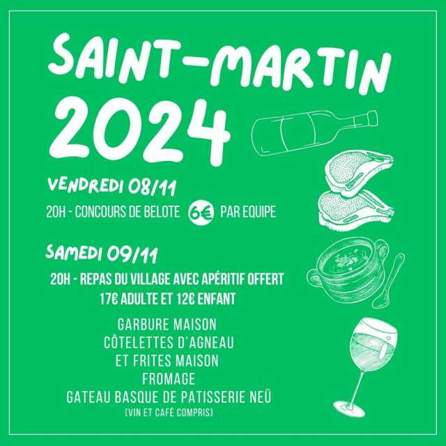 Fêtes de la Saint-Martin - repas du village