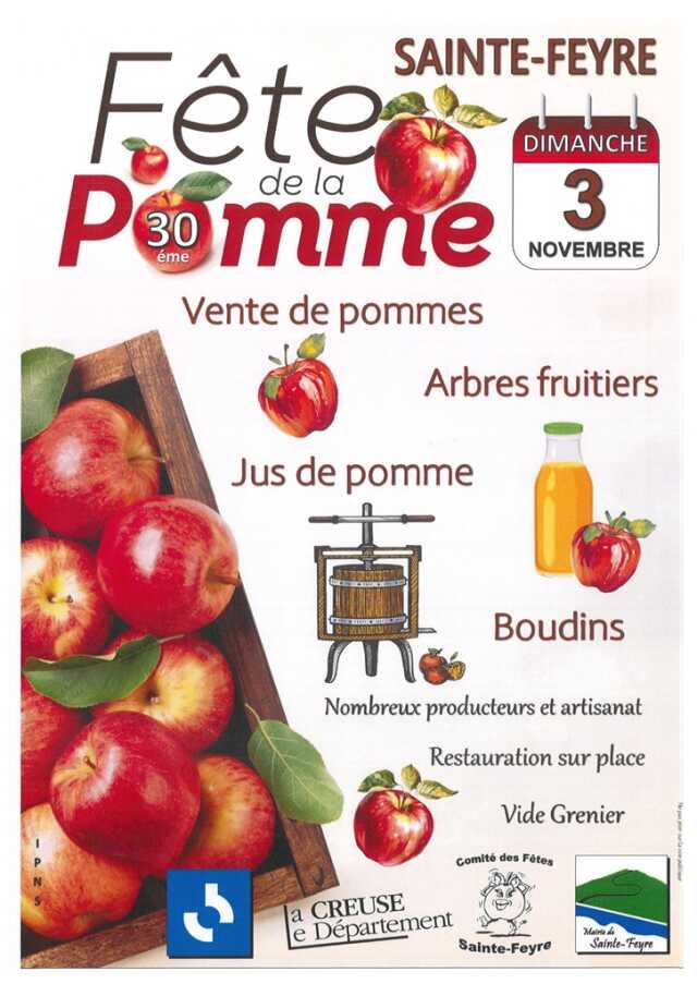 Vide-greniers dans le cadre de la fête de la pomme