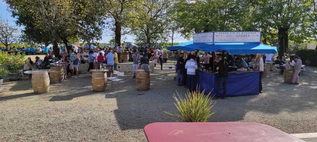 Fête des vendanges et randonnée au Château de Garbes