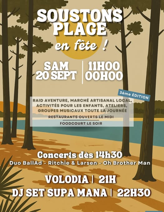 Soustons plage en fête - 3e édition