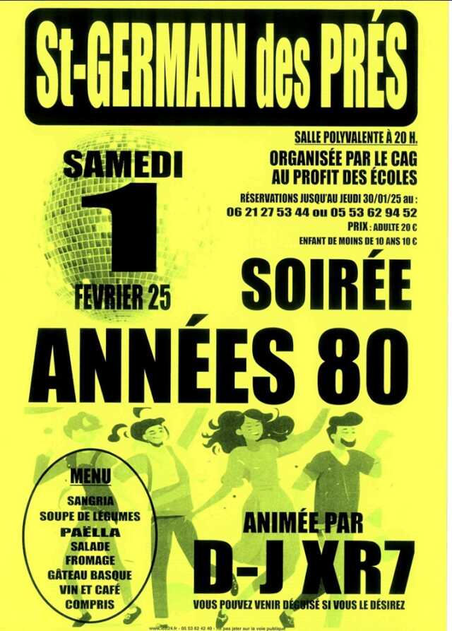 Soirée années 80