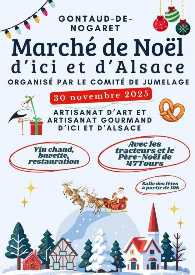 Marché de Noël d'ici et d'Alsace